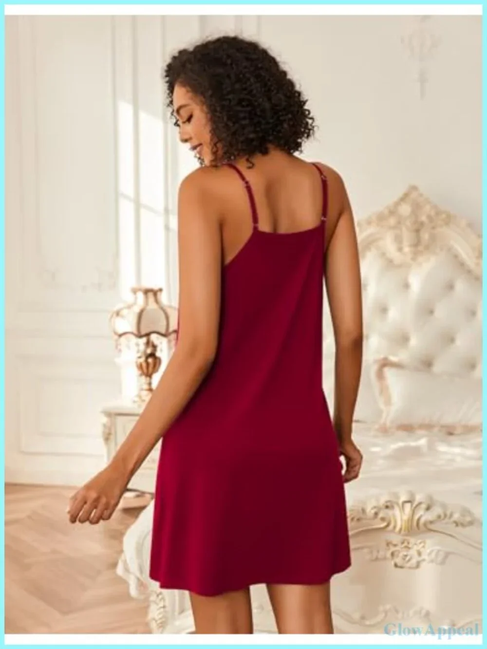 Women's Sleeveless Nightgown Soft Cotton Sleep Dress Lounge